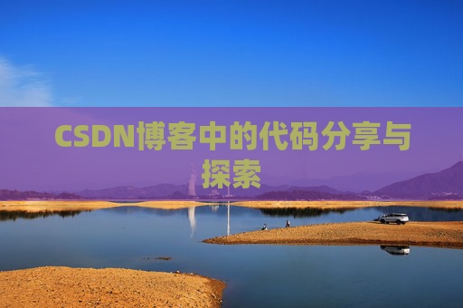 CSDN博客中的代码分享与探索